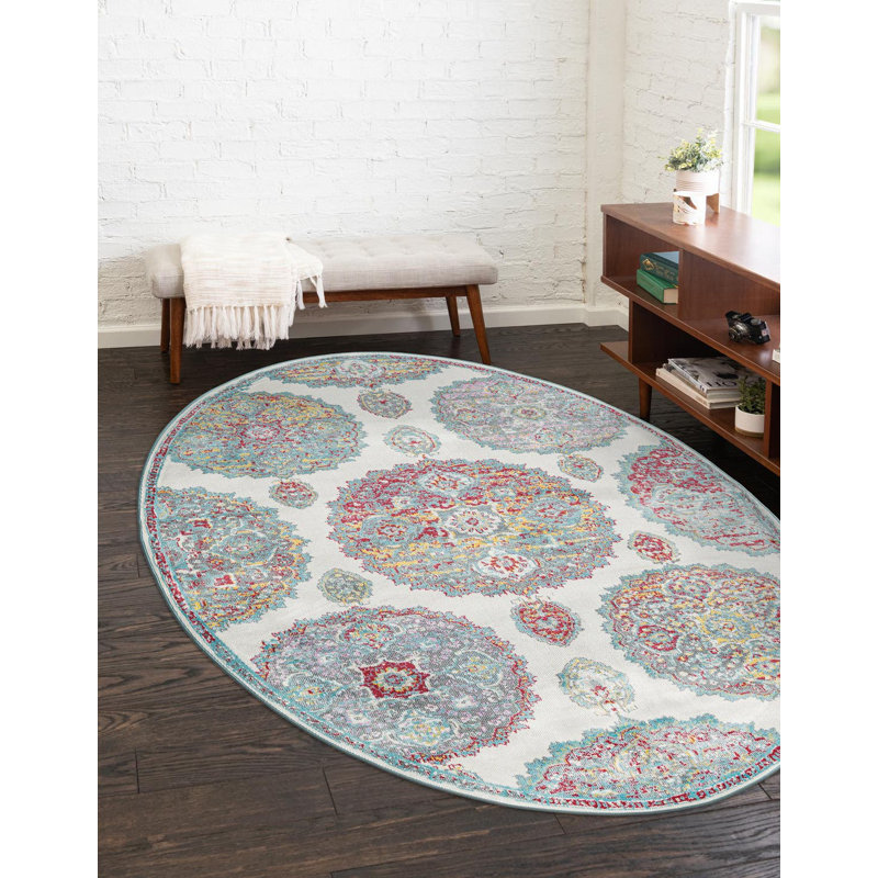 Tapis Haefner_Cream, Ovale 3 pi 3 po x 5 pi 3 po