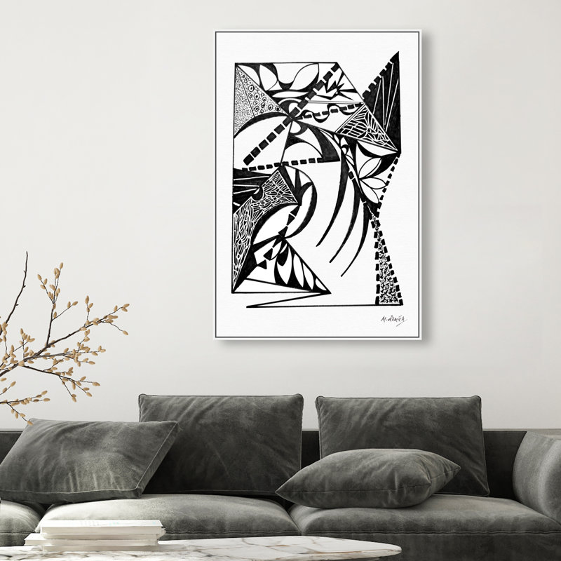 Manuel Roman - Warrior In Armor Print by Oliver Gal, 31"H x 21"W, White Floater Frame