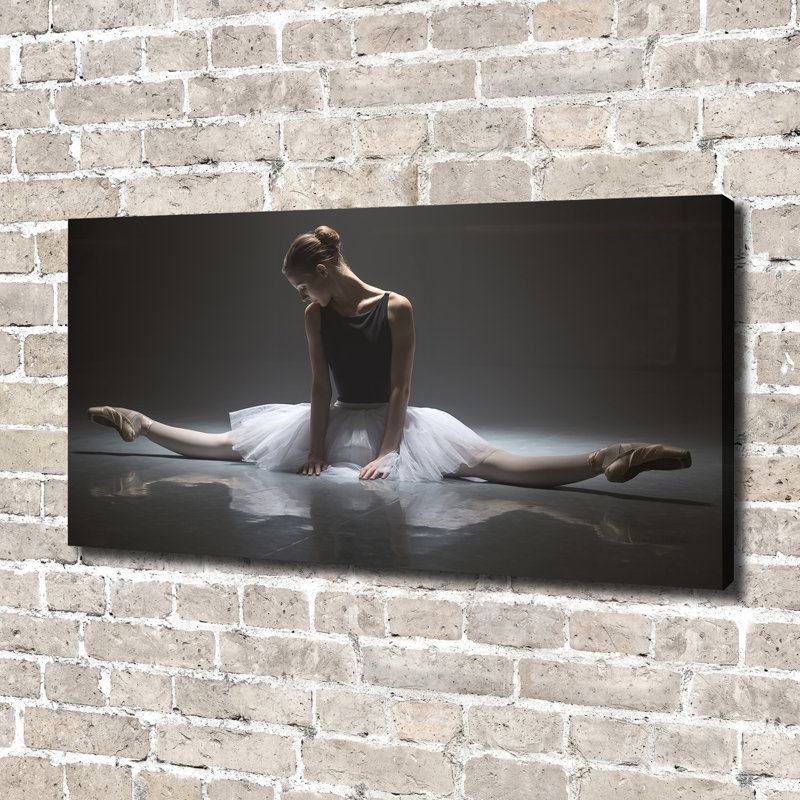 Ballerina - No Frame Print on Glass, 70cm H x 100cm W x 4cm D, Glass