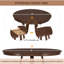 Ensemble de salle à manger 5 pièces TREXM Retro-100593690