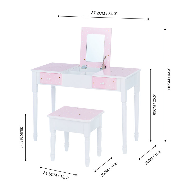 Dressing Table with Mirror