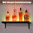 1-3 Tier Bottle Display Shelf Bar Shelves with Remote & App Control,16 Colours,4 Music Modes,Acrylic Lighted Bottle Display for Liquor Shelves