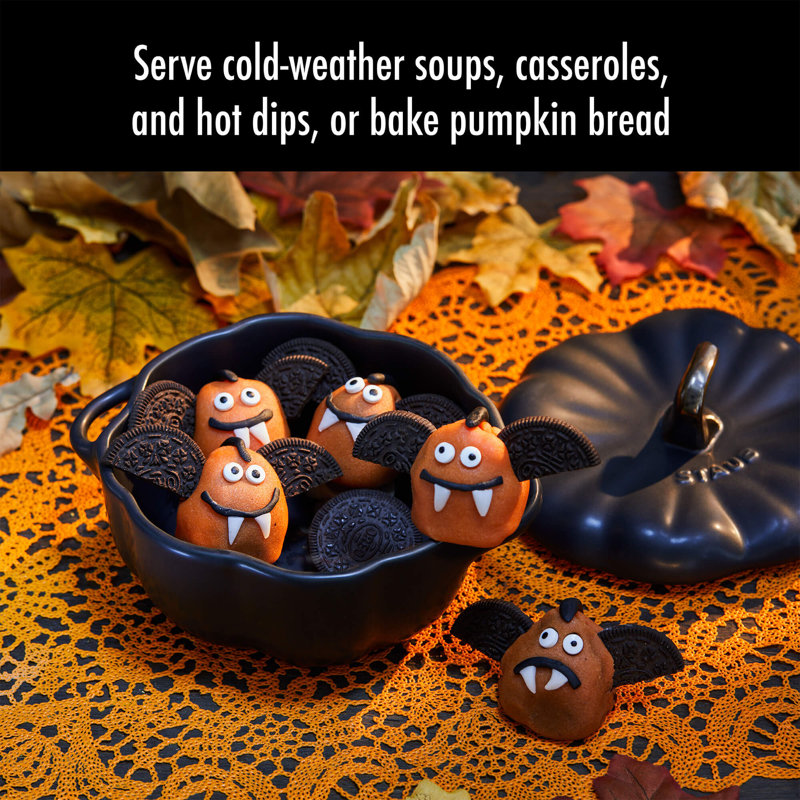 Staub Ceramic 16-oz Petite Pumpkin Cocotte