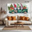3 Piece Wrapped Canvas Print