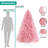 Pink Pre-Lit Artificial Christmas Tree-1588835002