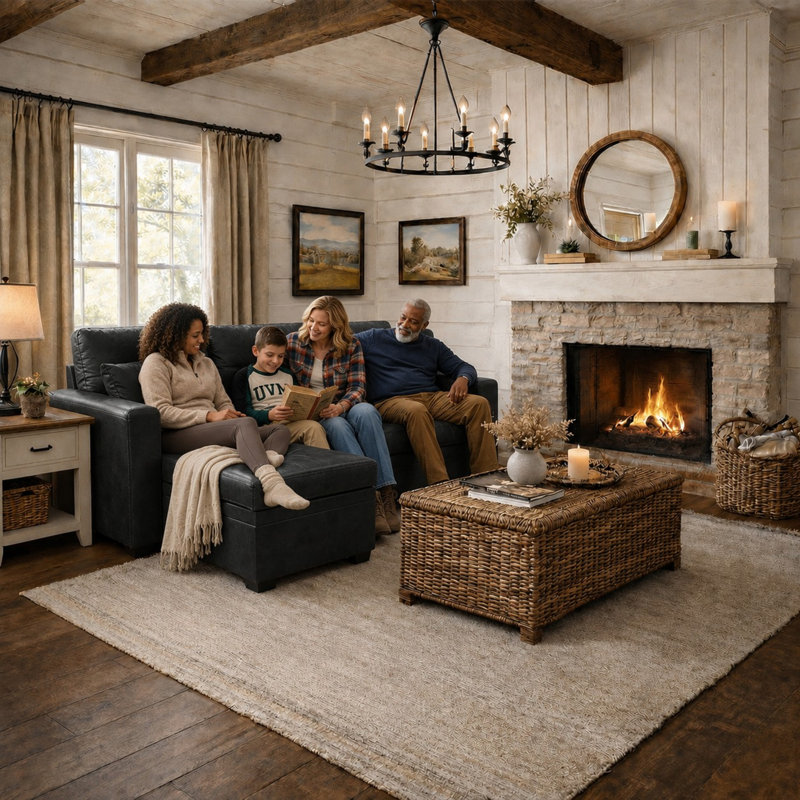 Canapé modulaire moderne en L avec méridienne, canapé rembourré, canapé de salon à siège profond avec 2 coussins décoratifs, coussins amovibles