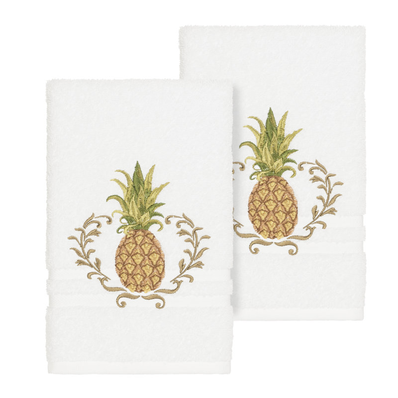 Welcome Turkish Cotton Hand Towel, White