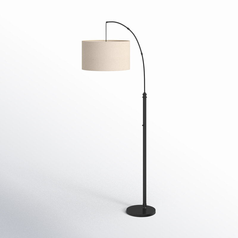 Finley 75.5'' Arched Floor Lamp, Black
