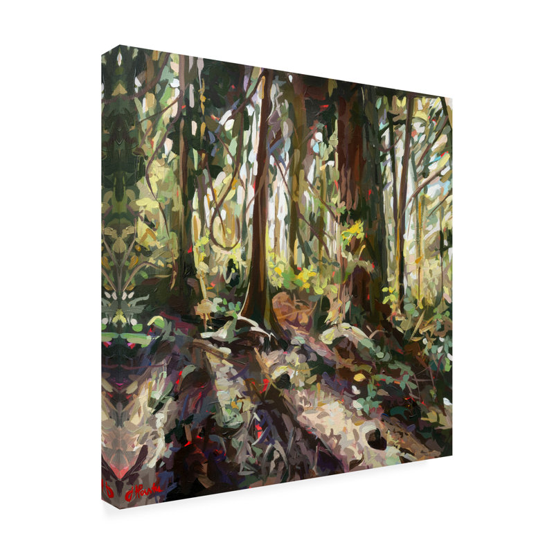 Cedar Shadows by Joanne Hastie - Wrapped Canvas Painting, 35" H x 35" W x 2" D