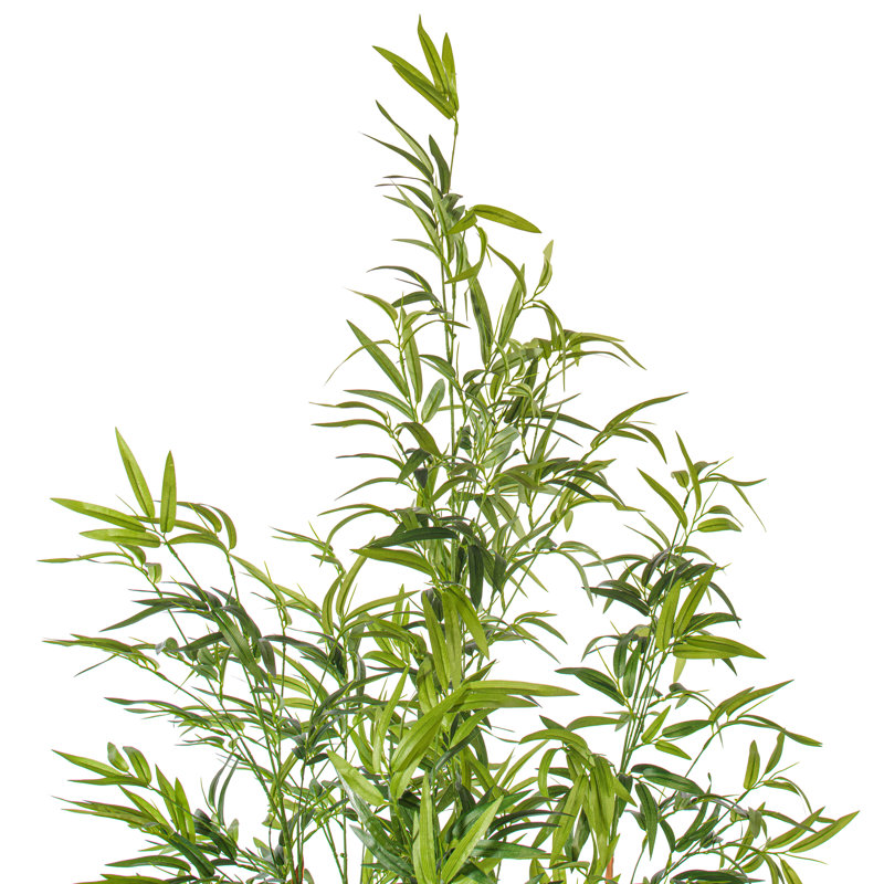Arbre de bambou artificiel en pot, H 84 po x l 26 po x P 26 po