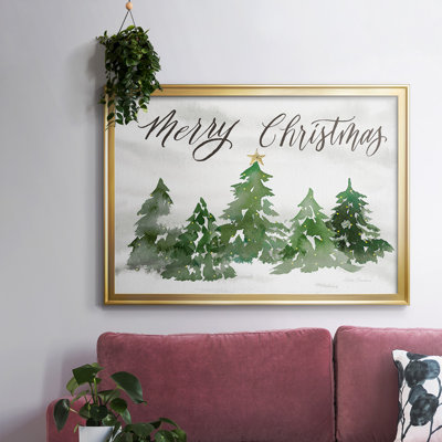 «Merry Christmas», reproduction d'art sur toile