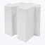 3-Piece Artistic Puzzle Table Set,Modular MGO Side Tables With Interlocking Design (2 Convex & 1 Concave)-4353394