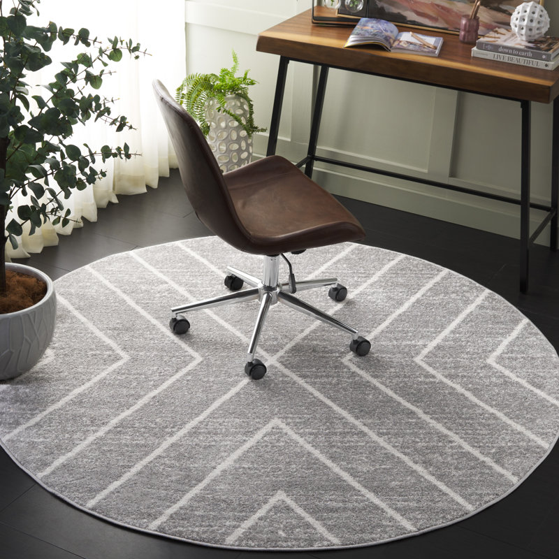 Jaimes Performance Geometric Rug, Round 6'