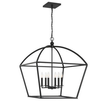 Alfreda 6 - Light Dimmable Chandelier