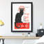 Tournee du Chat Noir Cat Vol.2 by Theophile Steinlen - Picture Frame Graphic Art on MDF-62768537-62768529