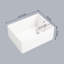 Évier en céramique 23,6 po x l 18 po en blanc - Cuisine propre et durable 23,6 po x 18 po, accessoire pratique