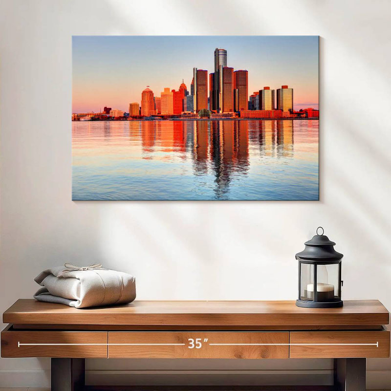 Nicci Michigan Sunset Glow, 16" H x 24" W