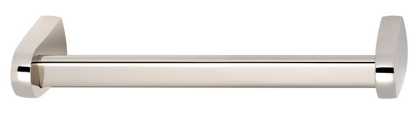 Stinchcomb Double Wall Mounted Towel Bar, Polished Nickel