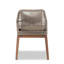 Chaise d'appoint de salle à manger Mid-Century
