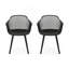 Chaise coquelicot (ensemble de 2)