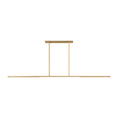 Sean Lavin Cityscape 2-light X-Large Linear Chandelier in Hand Rubbed Antique Brass