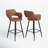 Lake Upholstered Counter Stool with Metal Frame-308806265-303832044