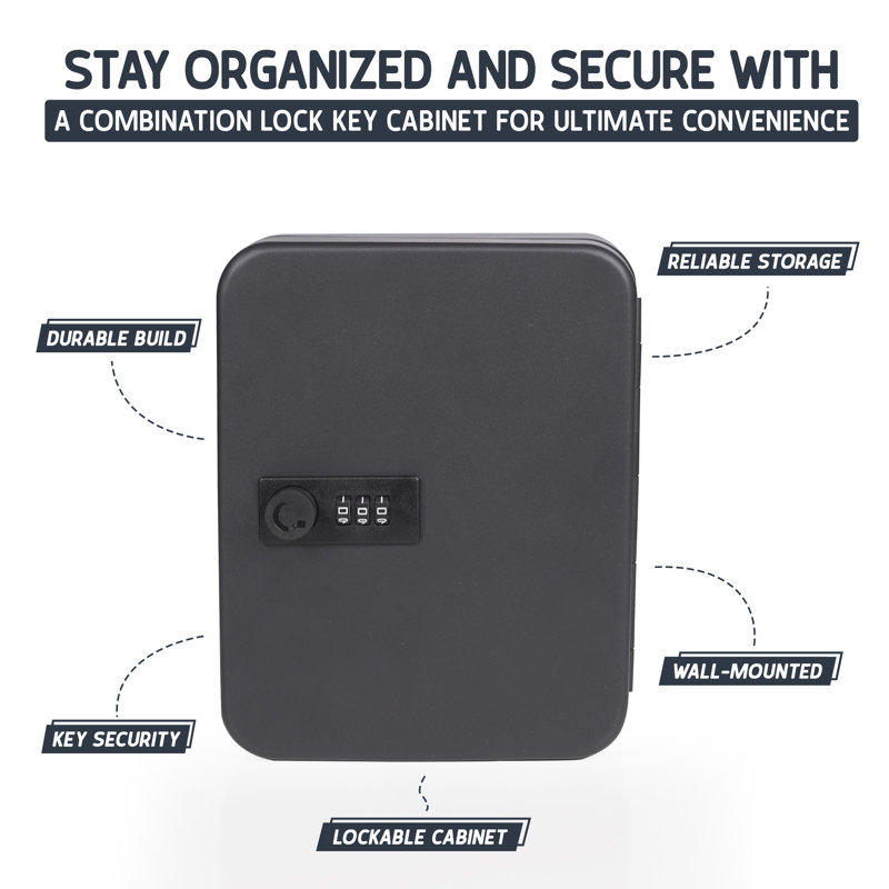 Combination Lockable Key Cabinet