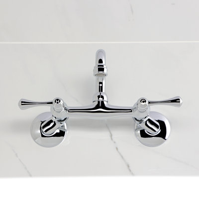 Kingston Brass Kingston Two-Handle 2-Hole Wall Mount Bar Faucet