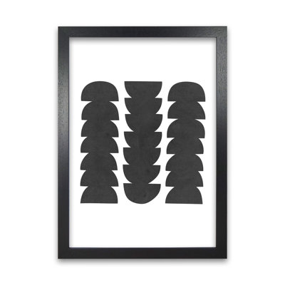 Mid Century Modern Abstract Grunge - Print