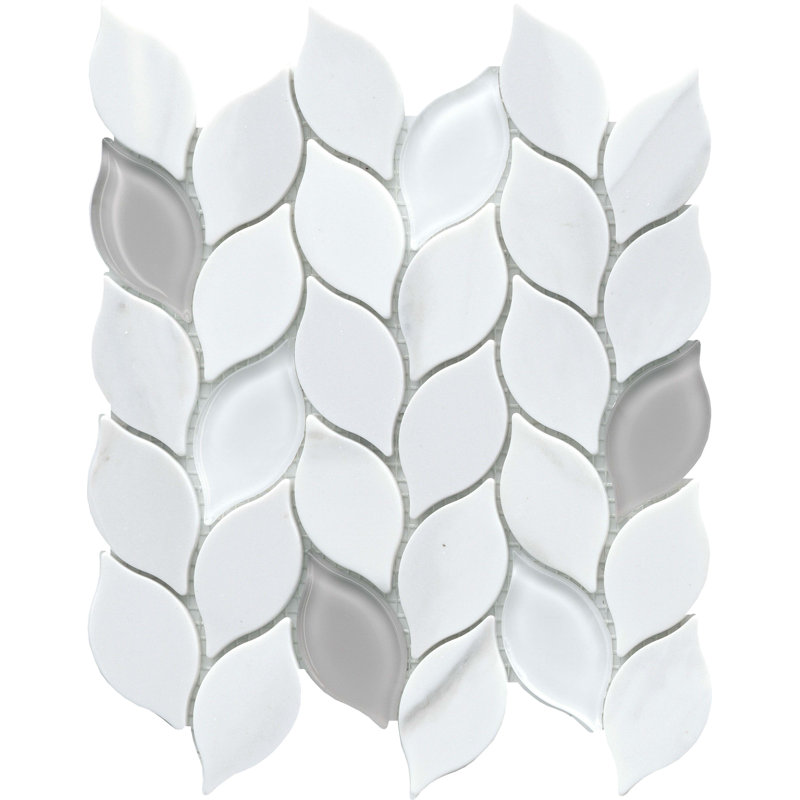 LAmour™ 10" x 12" Glass Novelty Mosaic Tile