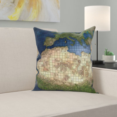 Microsuede Throw Pillow