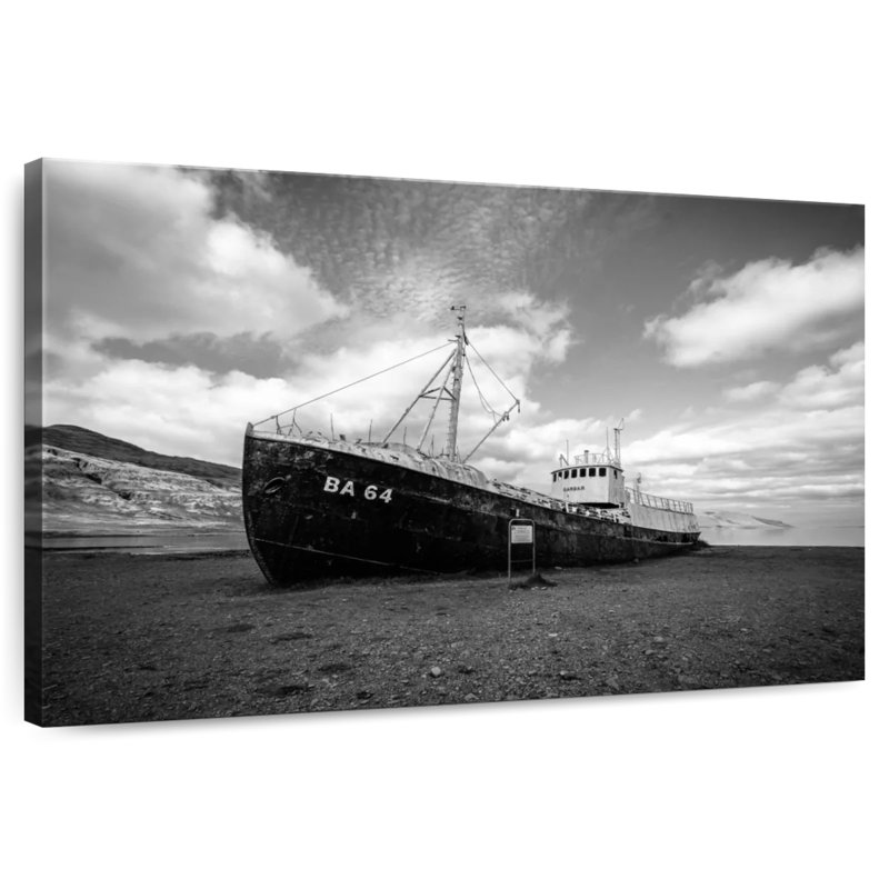 Mehar Deserted Ship, 8" H x 12" W