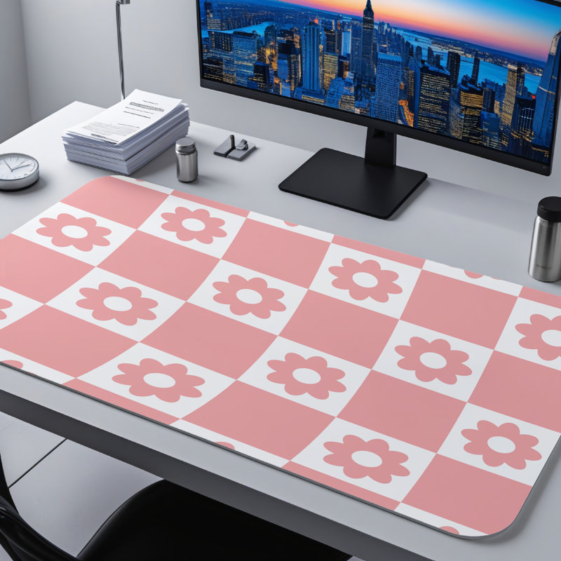Polyester Desk Pad, 14.4x12.1