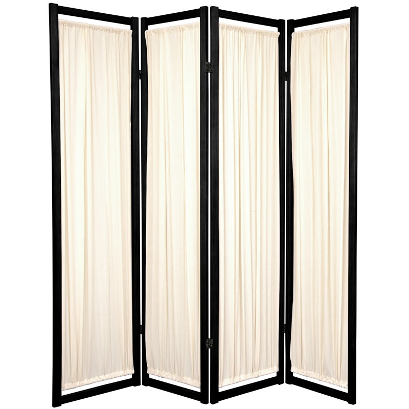 Cloison pliante Michelle H 72 ", Noir, 4