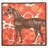 Cotton Blend Animal Print Square Napkin