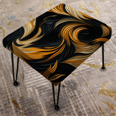 Striped Bengals - Abstract Rectangle Ottoman