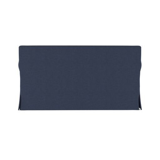 Loveseat, Linen Blue Print