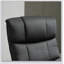 Fauteuil inclinable de massage réglable avec repose-pieds, base pivotante, similicuir, 10 points de vibration et télécommande pour une détente ultime