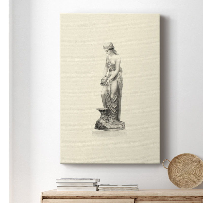 Classical Statuary II - impression sur toile tendue, H 12 po x l 8 po x P 1 po