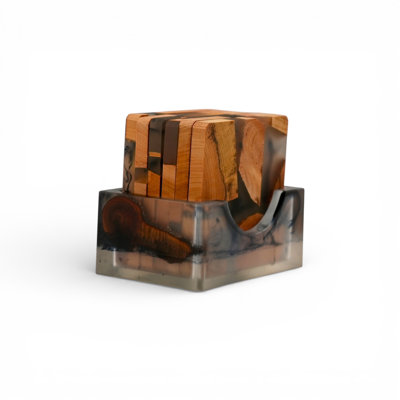 Cedar Wood Handmade Coasters