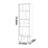 Nordic style practical bookcase
