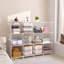 Cyd 125cm H x 93cm W Metal Cube Bookcase-578604819