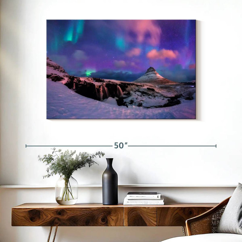 Alvord Magical Kirkjufell Aurora, H 26 po x l 39 po