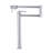 Extension Pot Filler Tap - Finish Brass, Double Handle Operation For Easy Water Flow Regulation, Corrosion Surface Treatment, Silent & Splash- Supply Finished Controlled Flow, Coating, Calm No-Splash