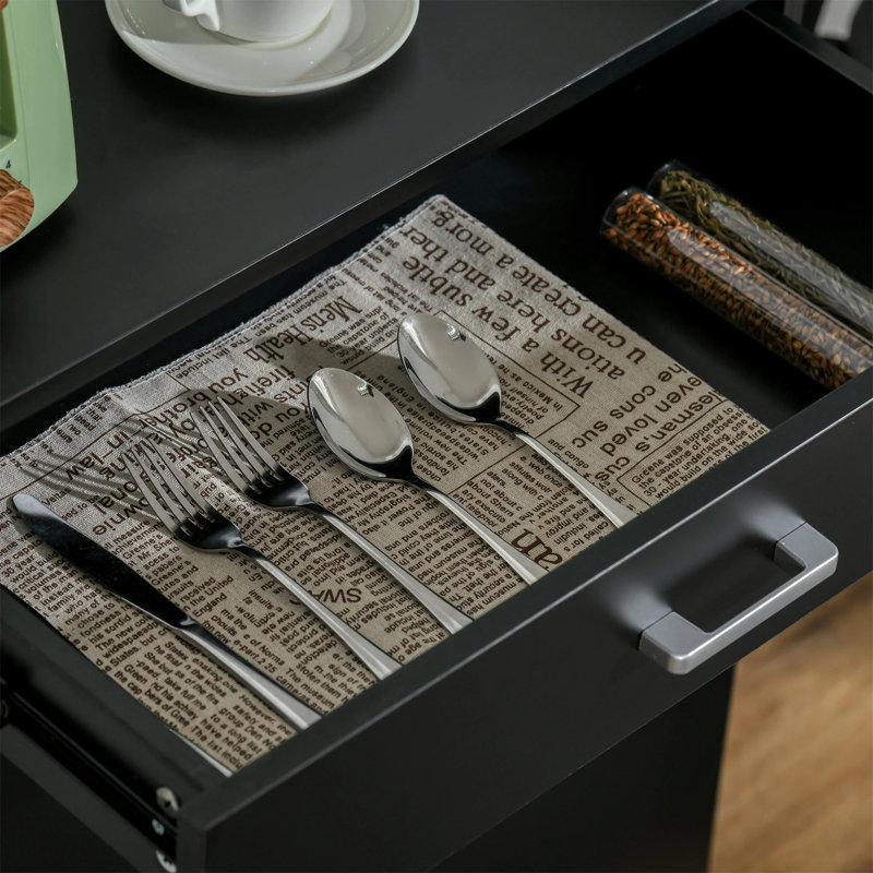 Lacci 60cm Sideboard, Black