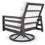 Chaise berçante d'extérieur en métal avec coussin Sunbrella Townsend-112596764-112342895