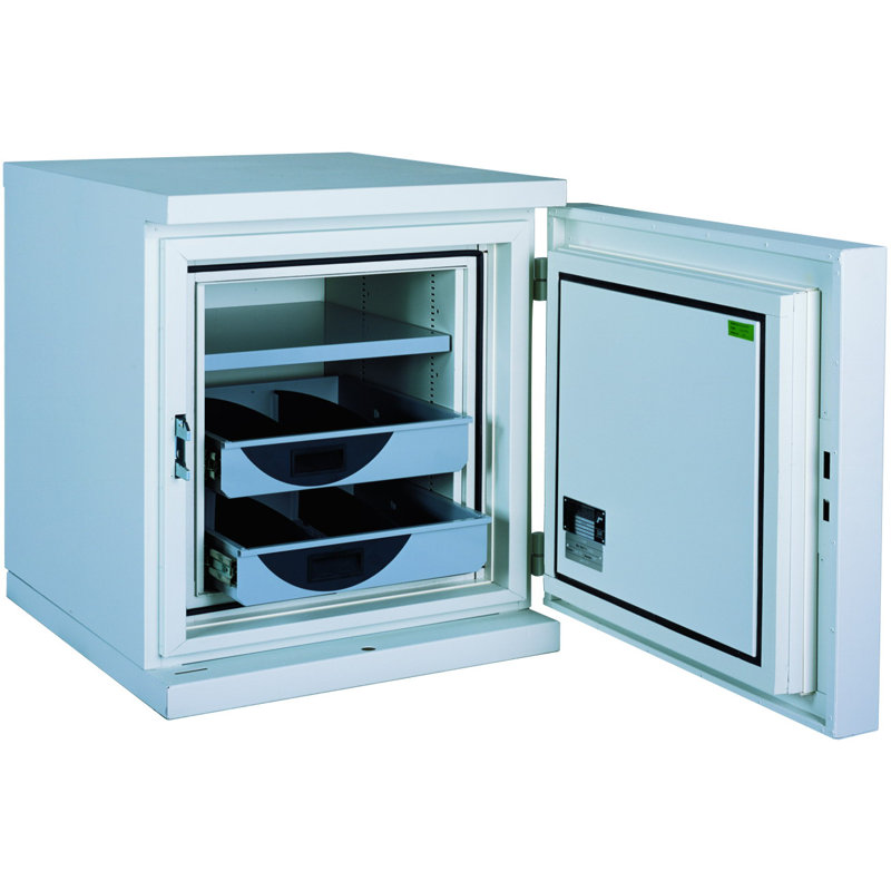 Fireproof 1-Hour Data Security Safe with Impact-Rated Key Lock, 25.5" H x 21.5" W x 22.4" D