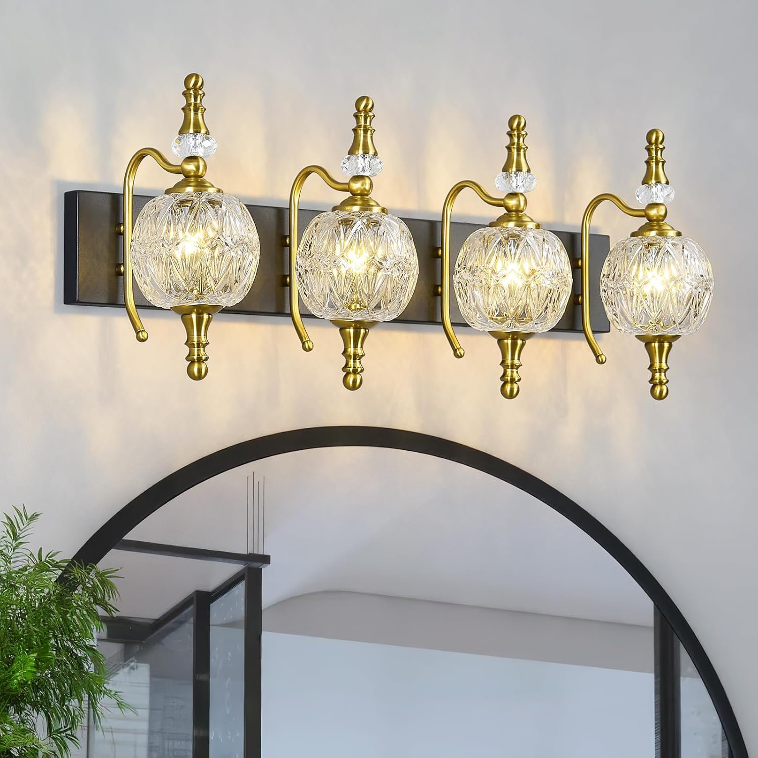 Everly Quinn Modern Dimmable Vanity Lighting Fixture - Wall Mounted ...
