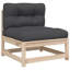  Ensemble de canapé de patio modulaire en bois de pin massif gris-1909386938