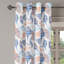 Rideau à œillets décoratif à 2 panneaux Latitude Run® Ocean 50 po x 72 po, souci, bleu marine-106353309